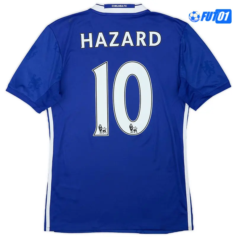 Camiseta HAZARD 10 Replica Chelsea Local Primera Equipación 2016/17 Retro