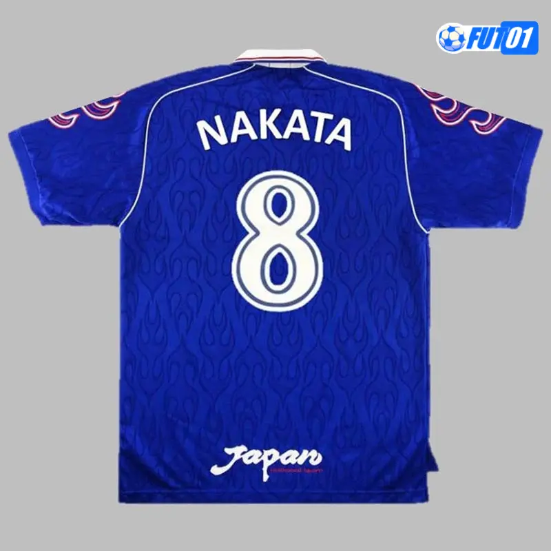 Camiseta NAKATA 8 Barata Japón Home Primera Equipación 1998 Vintage