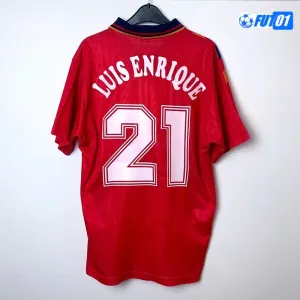 Camiseta LUIS ENRIQUE 21 Calidad Premium España Home 1994 Retro