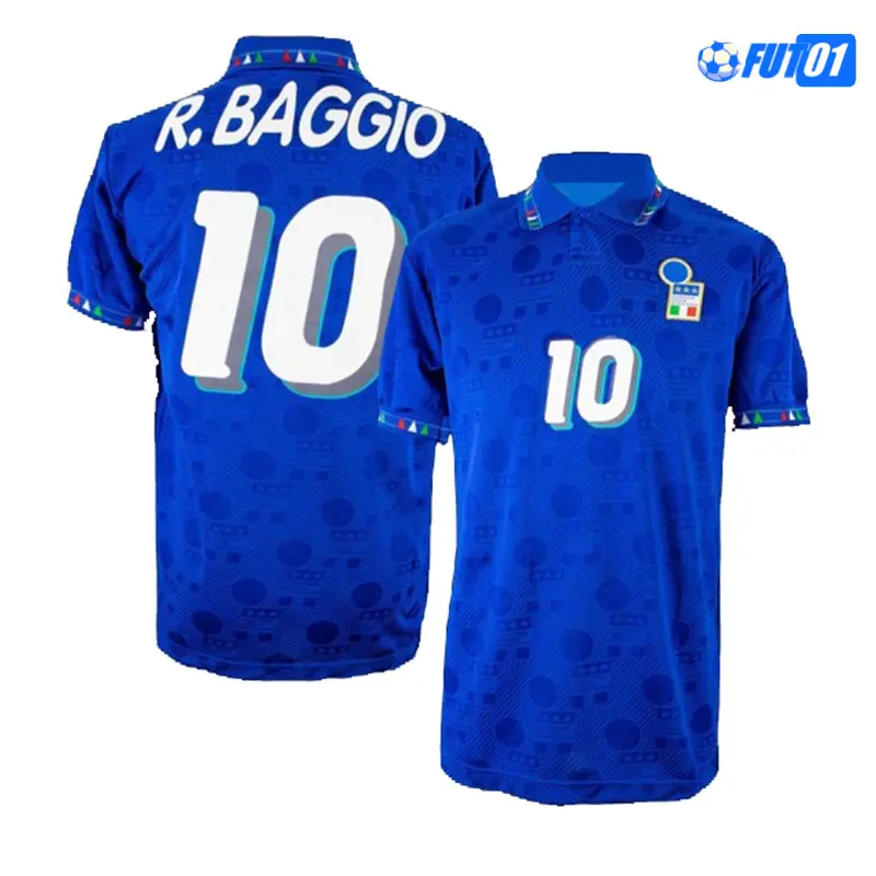 Camiseta R.BAGGIO 10 Futbol Italia Local 1994  Retro Clasico