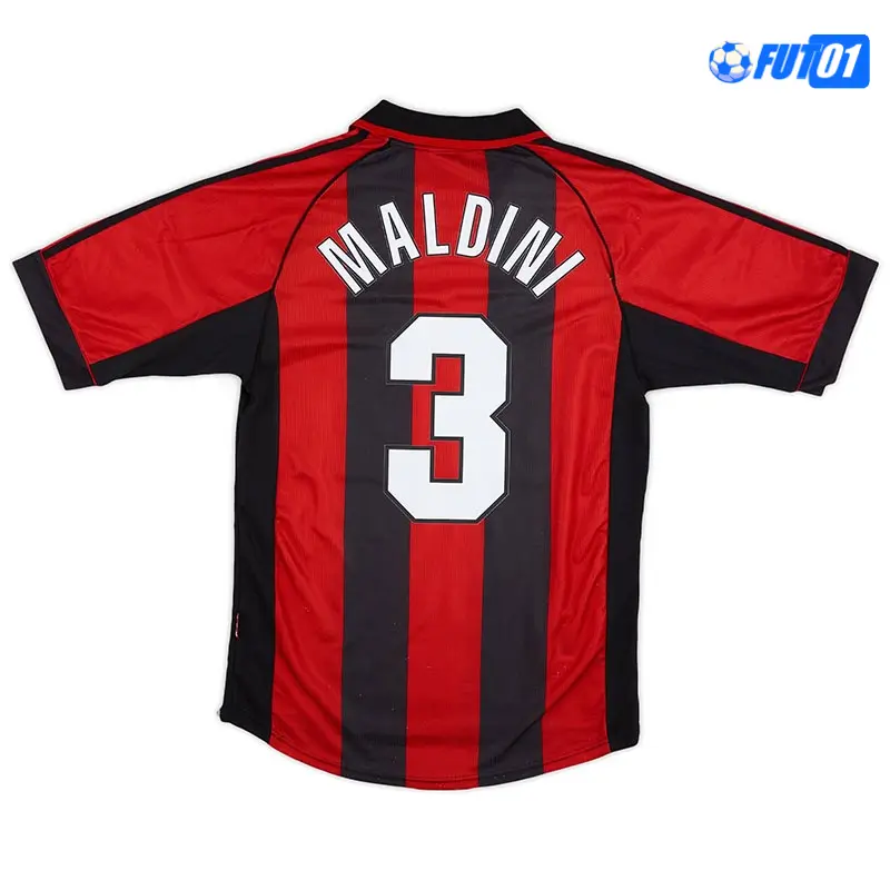 Camiseta MALDINI 3 Calidad Premium AC Milán Local 1998/99 Antigua