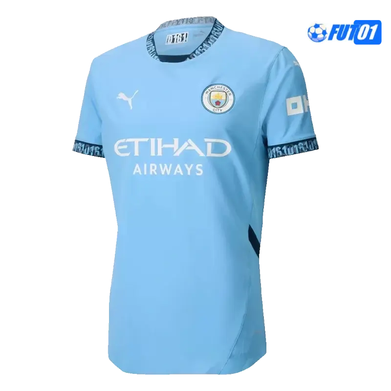 Camiseta Barata Manchester City Local 2024/25 Versión Jugador