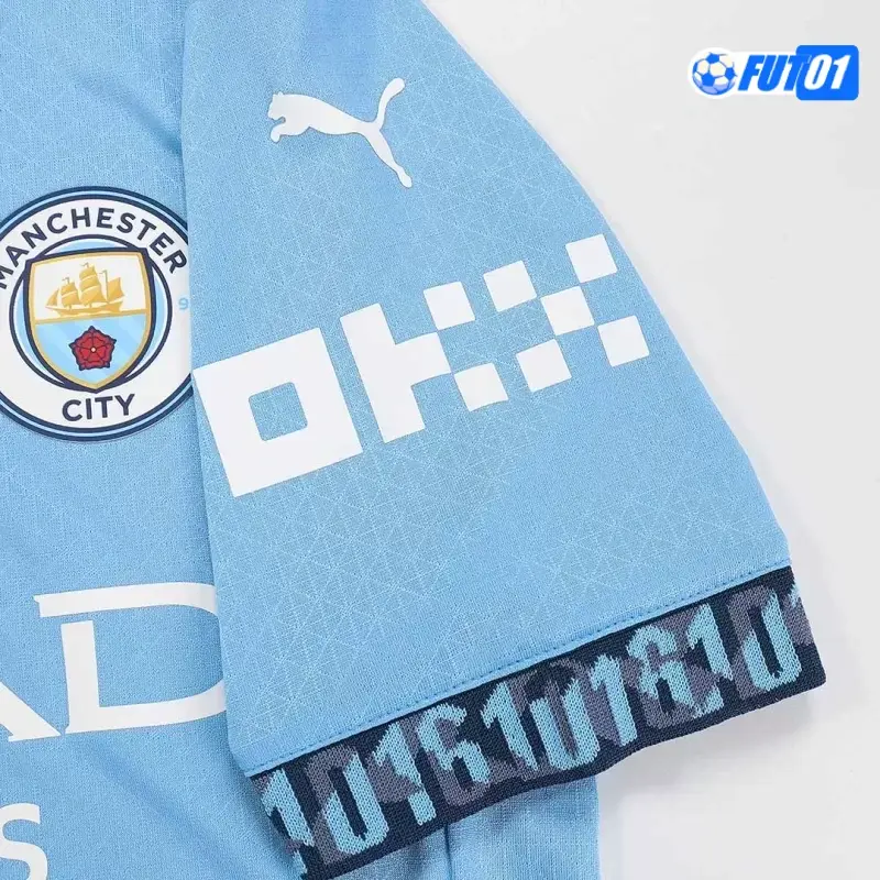 Camiseta Barata Manchester City Local 2024/25 Versión Jugador