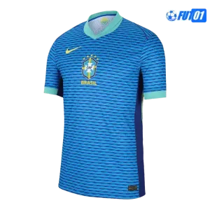 Camiseta Replica Brasil Away Segunda Equipación 2024 Versión Jugador