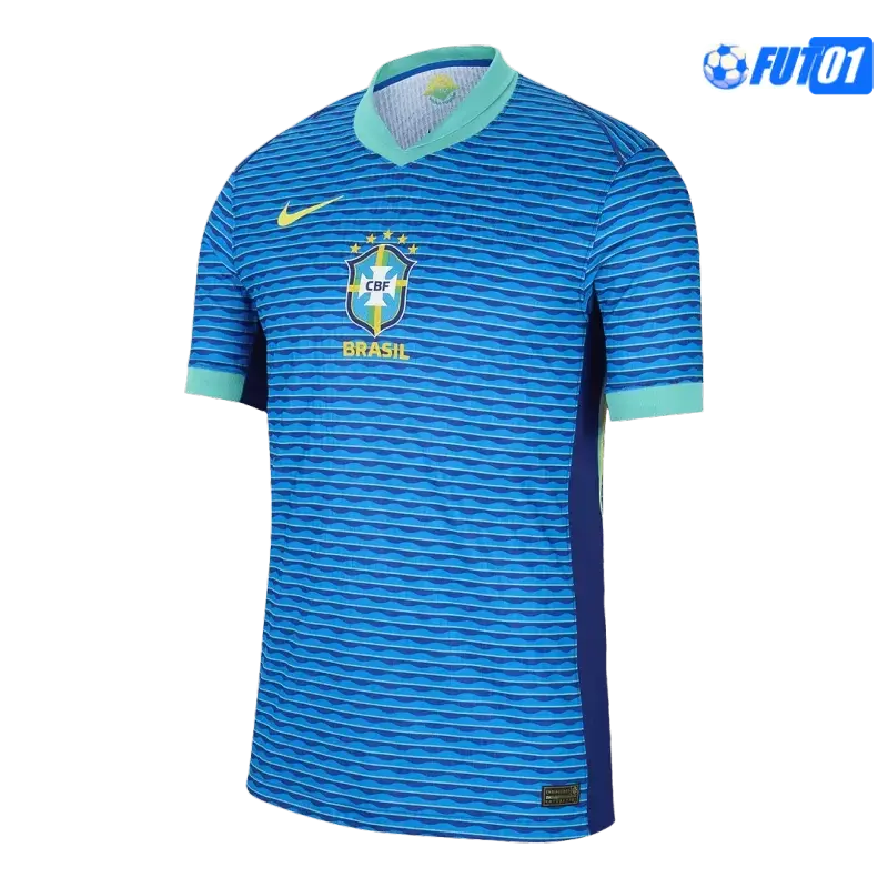 Camiseta Replica Brasil Away Segunda Equipación 2024 Versión Jugador