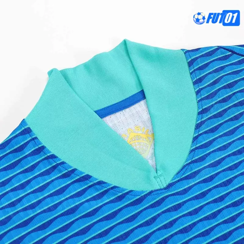 Camiseta Replica Brasil Away Segunda Equipación 2024 Versión Jugador