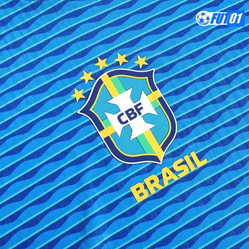 Camiseta Replica Brasil Away Segunda Equipación 2024 Versión Jugador