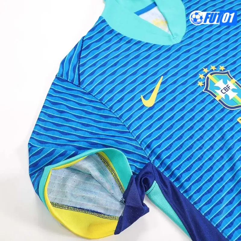 Camiseta Replica Brasil Away Segunda Equipación 2024 Versión Jugador