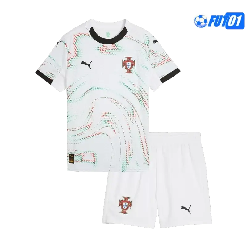 Camiseta Calidad AAA Portugal Visitante 2025 Niño