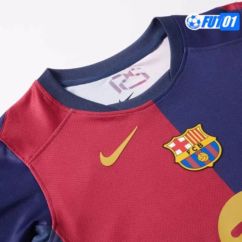 Camiseta Barata Barcelona Primera Equipación 2024/25(Camiseta + Pantalón Corto)
