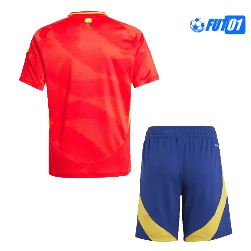 Camiseta Calidad AAA España Primera Equipación 2024(Camiseta + Pantalón Corto)