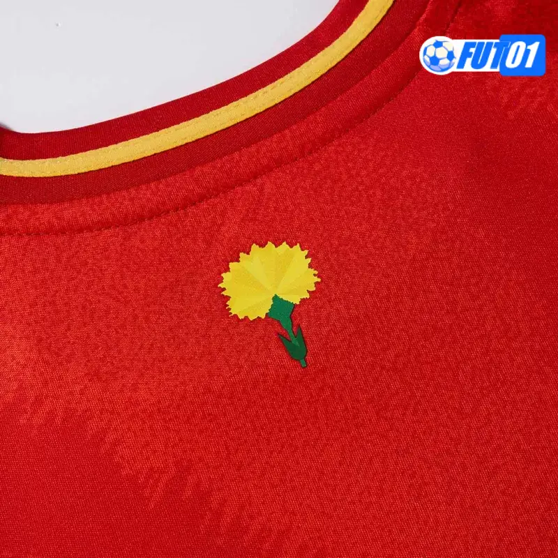 Camiseta Calidad AAA España Primera Equipación 2024(Camiseta + Pantalón Corto)