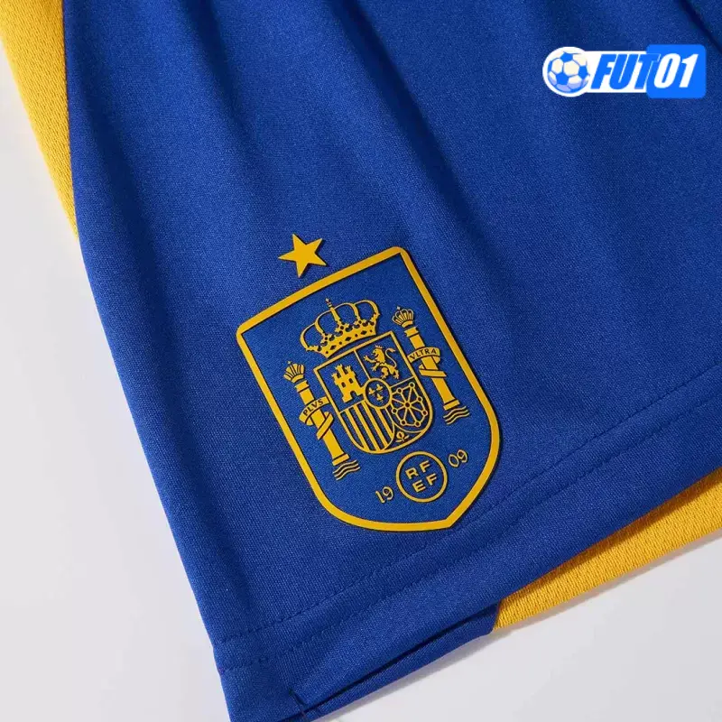 Camiseta Calidad AAA España Primera Equipación 2024(Camiseta + Pantalón Corto)