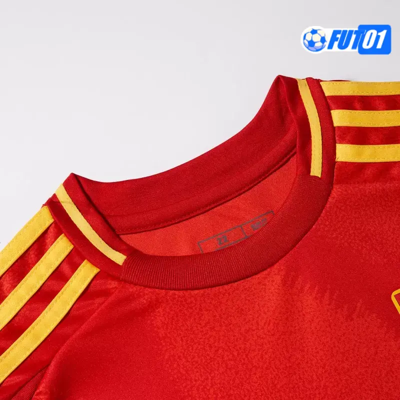 Camiseta Calidad AAA España Primera Equipación 2024(Camiseta + Pantalón Corto)