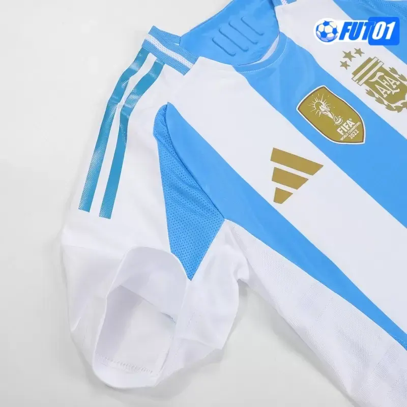 Camiseta Calidad Premium Argentina Local Primera Equipación 2024 Versión Jugador
