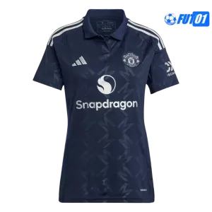 Camiseta Futbol Manchester United Away 2024/25 Mujer