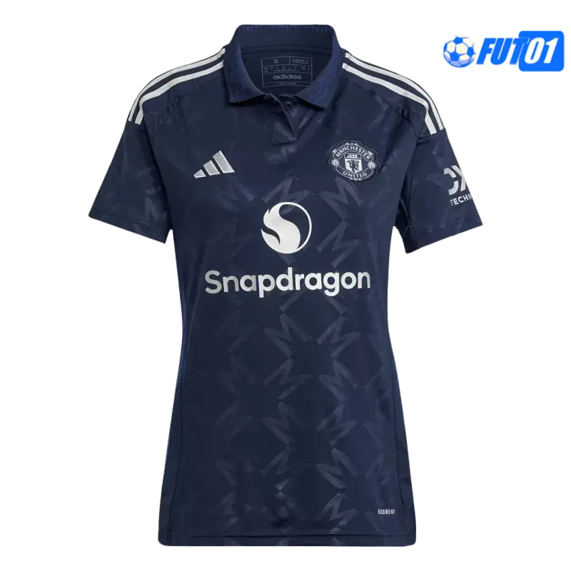 Camiseta Futbol Manchester United Away 2024/25 Mujer