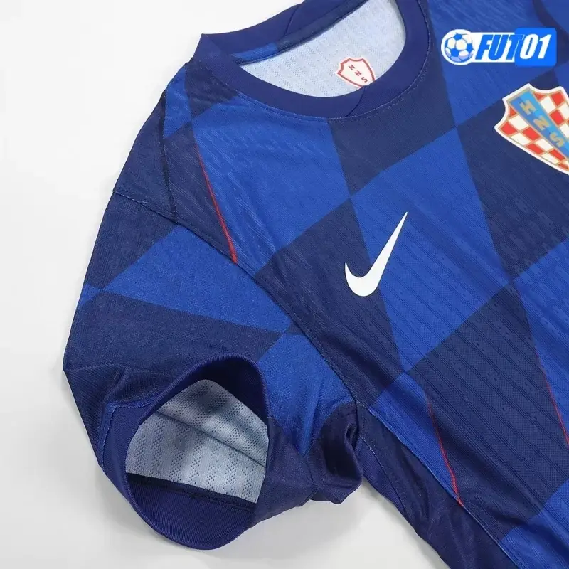 Camiseta Replica Croacia Visitante 2024 Versión Jugador