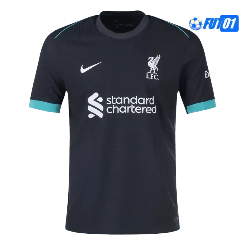 Camiseta Replica Liverpool Away Segunda Equipación 2024/25 Versión Jugador