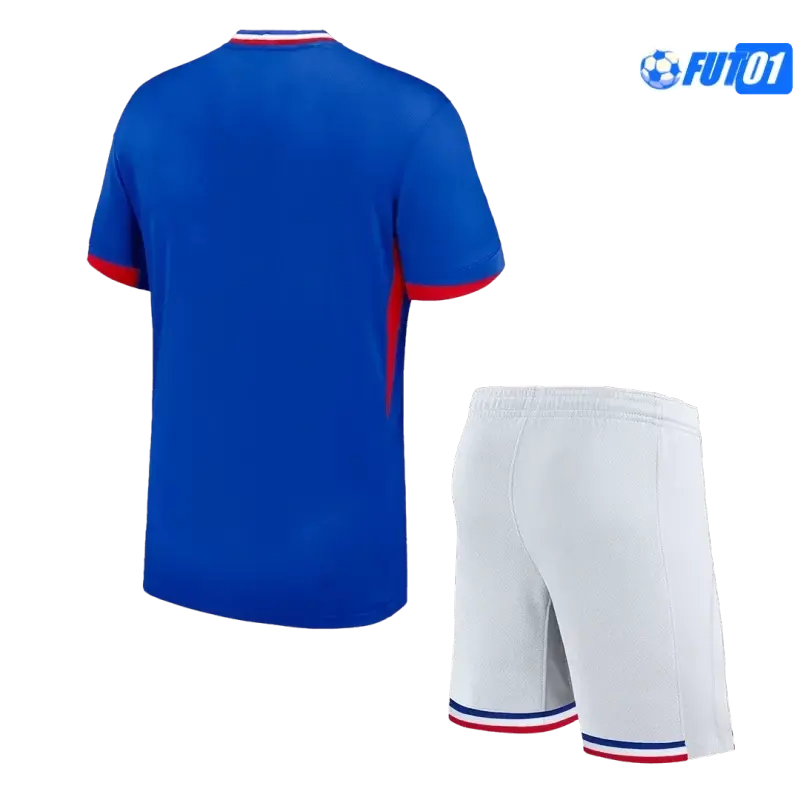 Camiseta Replica Francia Home Primera Equipación 2024(Camiseta + Pantalón Corto)