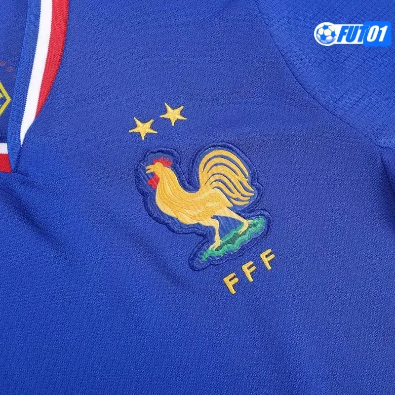 Camiseta Replica Francia Home Primera Equipación 2024(Camiseta + Pantalón Corto)