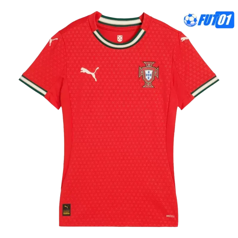 Camiseta Replica Portugal Home Primera Equipación 2025 Mujer