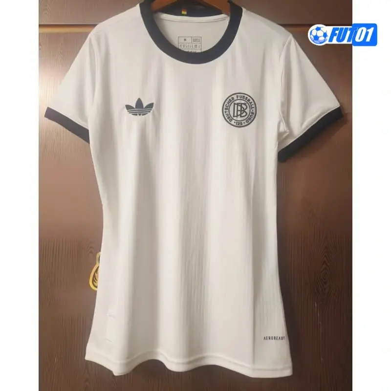 Camiseta Barata Alemania 125 Aniversario Edición 2025 Mujer