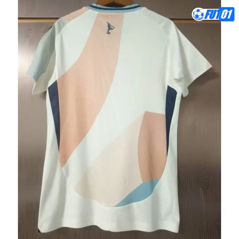 Camiseta Calidad Premium España Visitante Segunda Equipación la EURO Femenina 2025 Mujer
