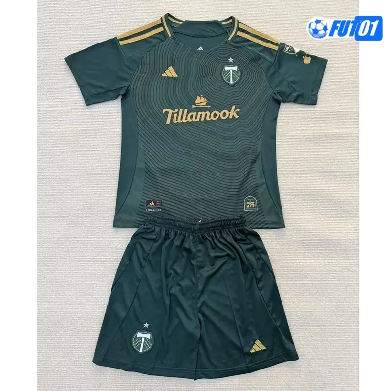 Camiseta Futbol Portland Timbers Local Primera Equipación 2025/26 Niño