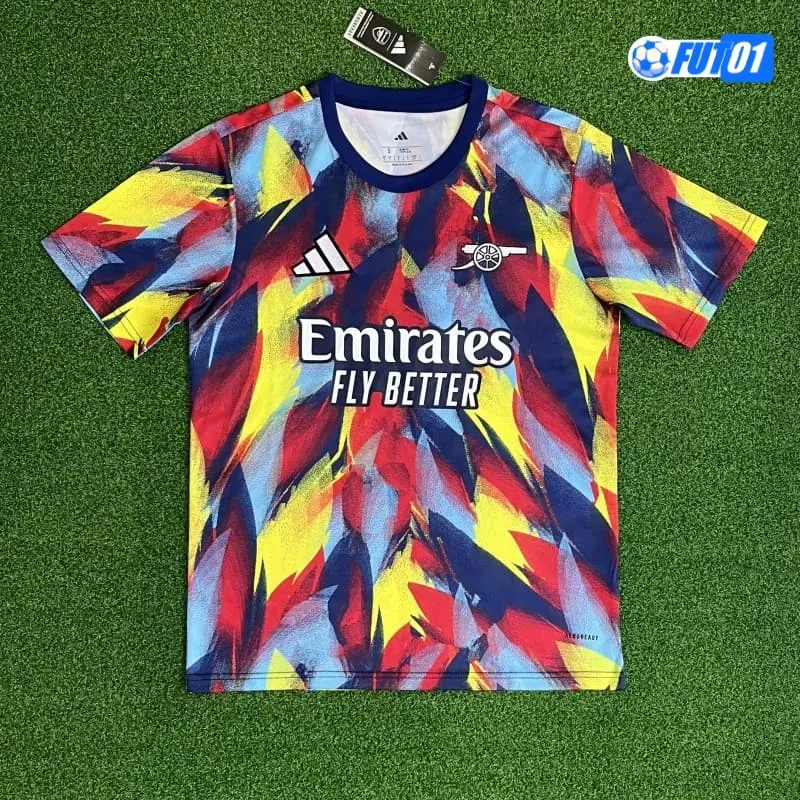 Camiseta de Entrenamiento Barata Arsenal Pre-Match Multicolor 2025/26