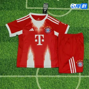 Camiseta Barata Bayern Múnich Home Primera Equipación 2025/26(Camiseta + Pantalón Corto)
