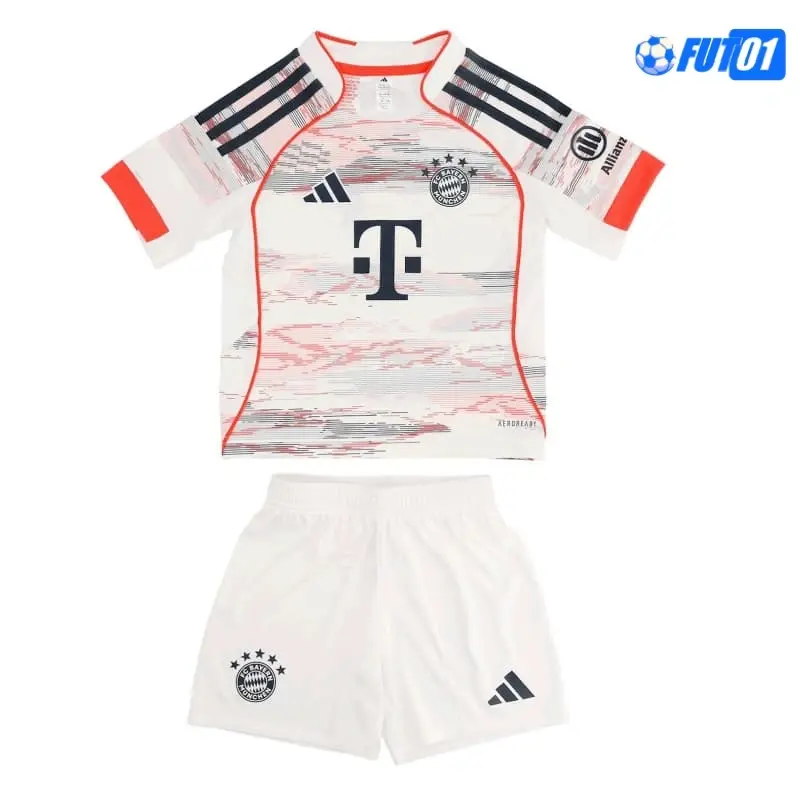 Camiseta Futbol Bayern Múnich Away Segunda Equipación 2025/26 Niño
