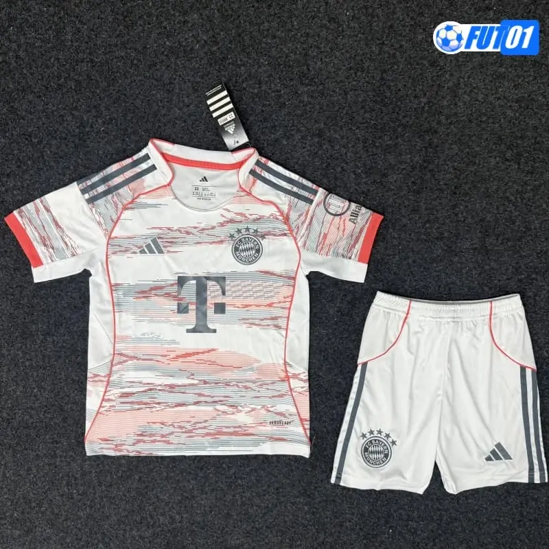 Camiseta Futbol Bayern Múnich Away Segunda Equipación 2025/26 Niño