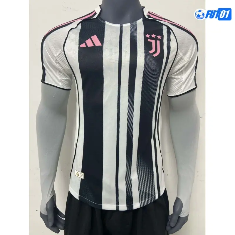 Camiseta Calidad THAI Juventus 2025/26 Versión Jugador Negro/Blanco