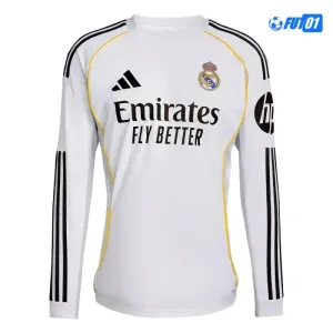Camiseta Calidad THAI Real Madrid Home Primera Equipación 2025/26 ML