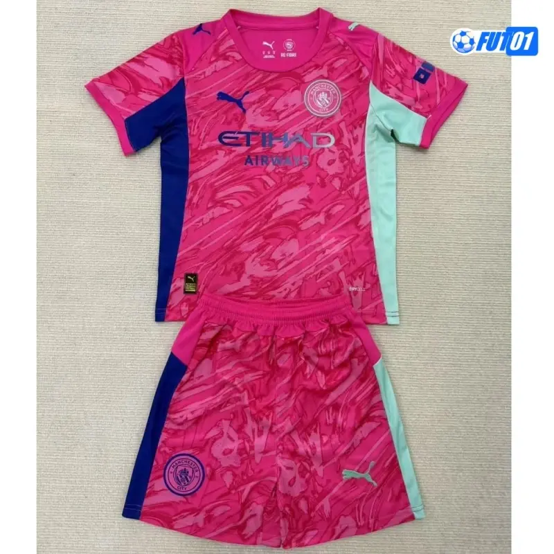 Camiseta Calidad AAA de Portero Manchester City 2025/26 Rosa