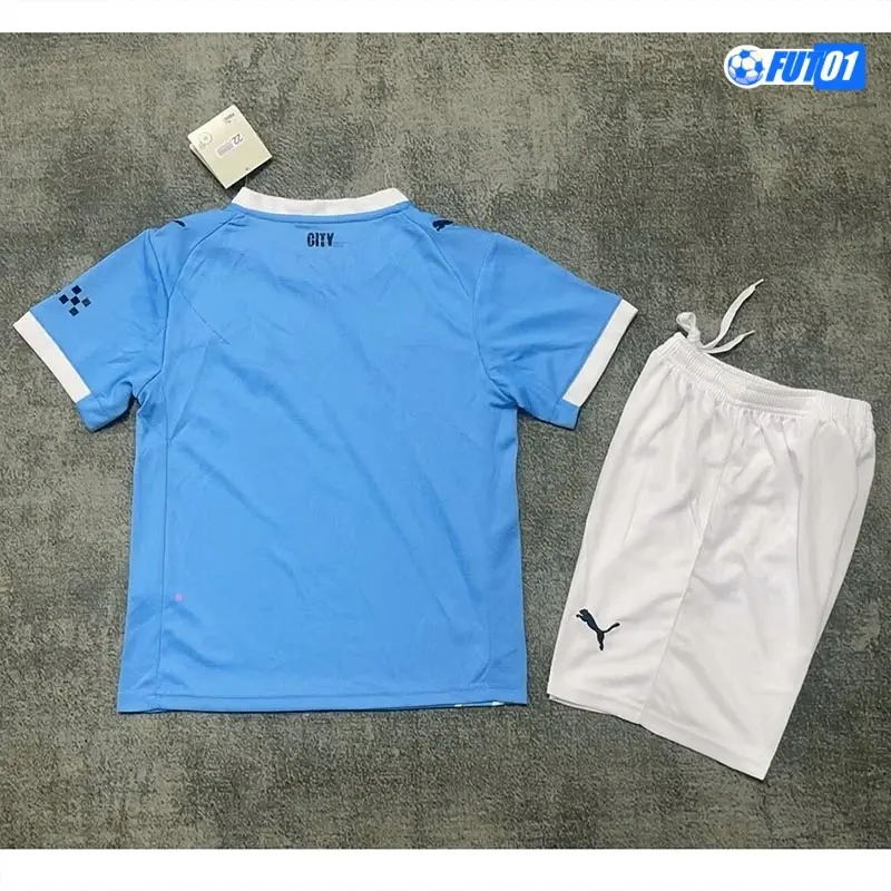 Camiseta Calidad AAA Manchester City Home 2025/26 Niño
