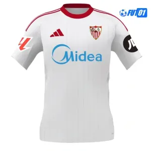 Camiseta Calidad AAA Sevilla Home Primera Equipación 2025/26 con Parche La Liga