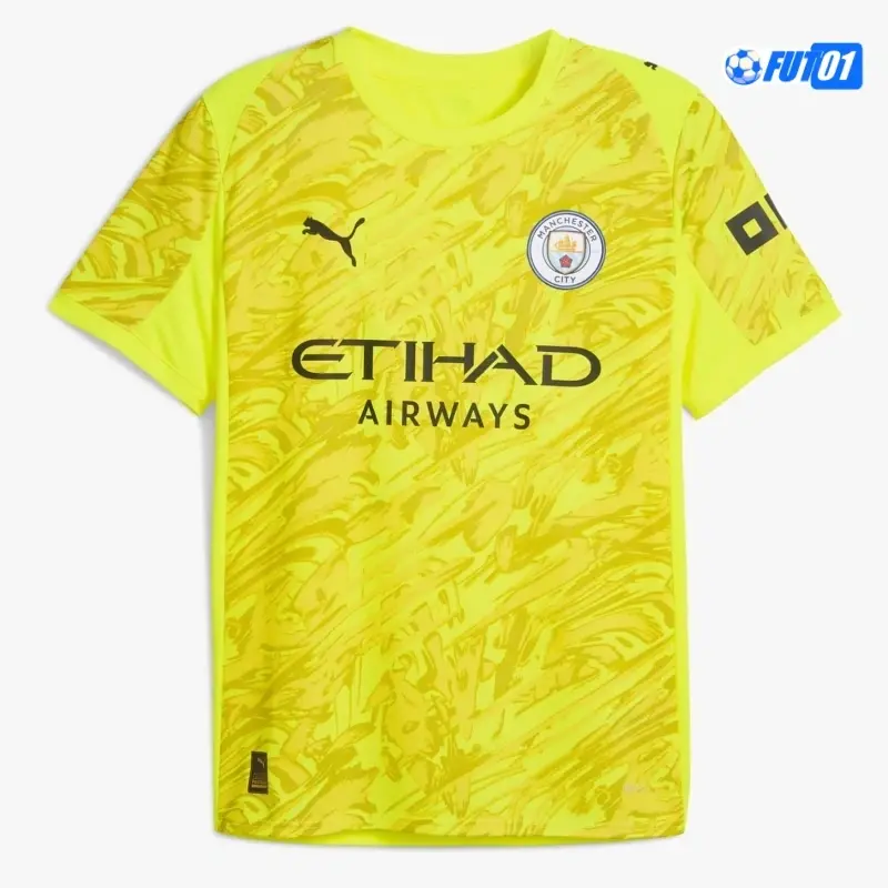 Camiseta Calidad Premium de Portero Manchester City 2025/26 Amarillo
