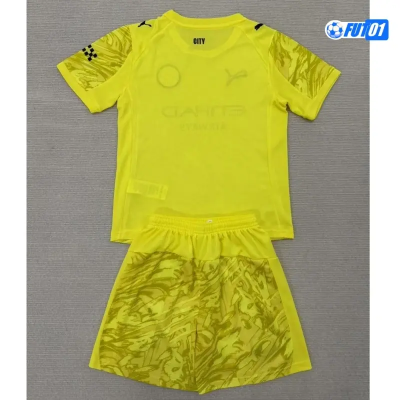 Camiseta Calidad Premium de Portero Manchester City 2025/26 Amarillo