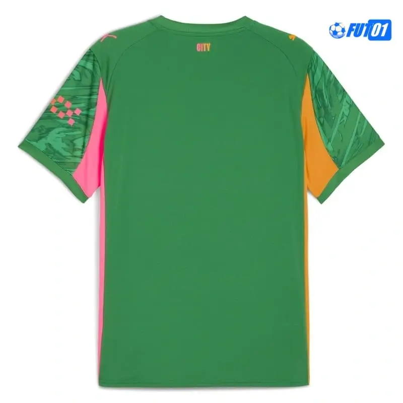 Camiseta Futbol de Portero Manchester City 2025/26 Verde