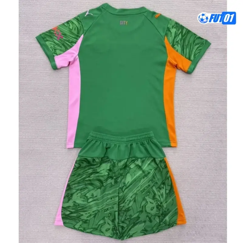 Camiseta Futbol de Portero Manchester City 2025/26 Verde