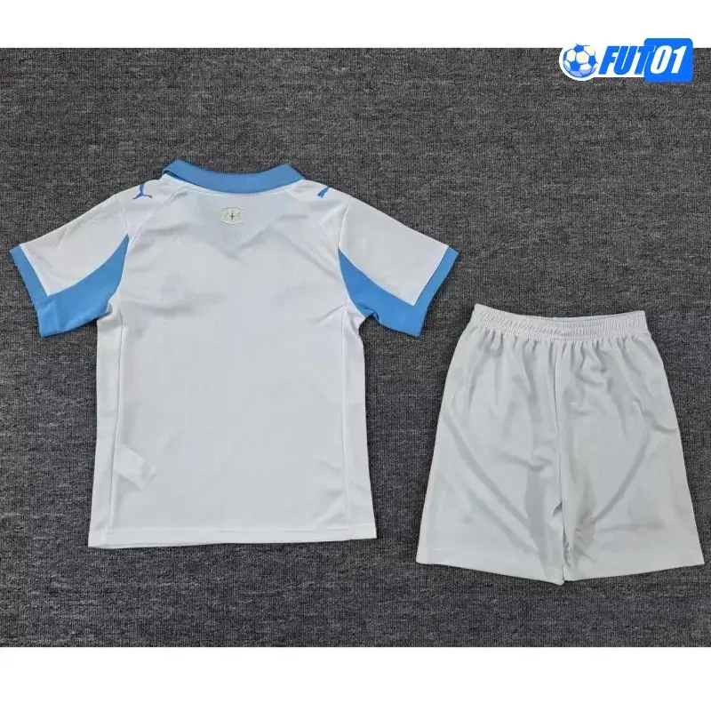Camiseta Replica Olympique Marsella Primera Equipación 2025/26(Camiseta + Pantalón Corto)