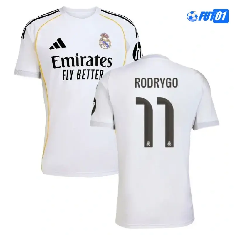 Camiseta Calidad AAA RODRYGO 11 Real Madrid Local 2025/26