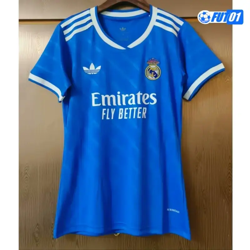 Camiseta Replica Real Madrid 2025/26 Azul Mujer