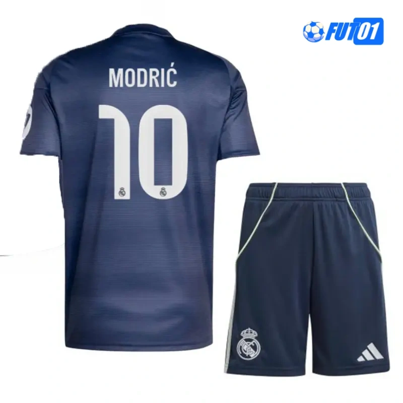 Camiseta Futbol MODRIĆ 10 Real Madrid Visitante 2025/26(Camiseta + Pantalón Corto)