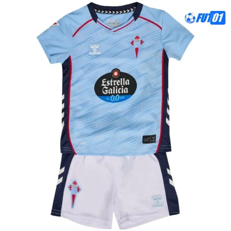 Camiseta Barata Celta De Vigo Local 2025/26 Niño con Parche La Liga