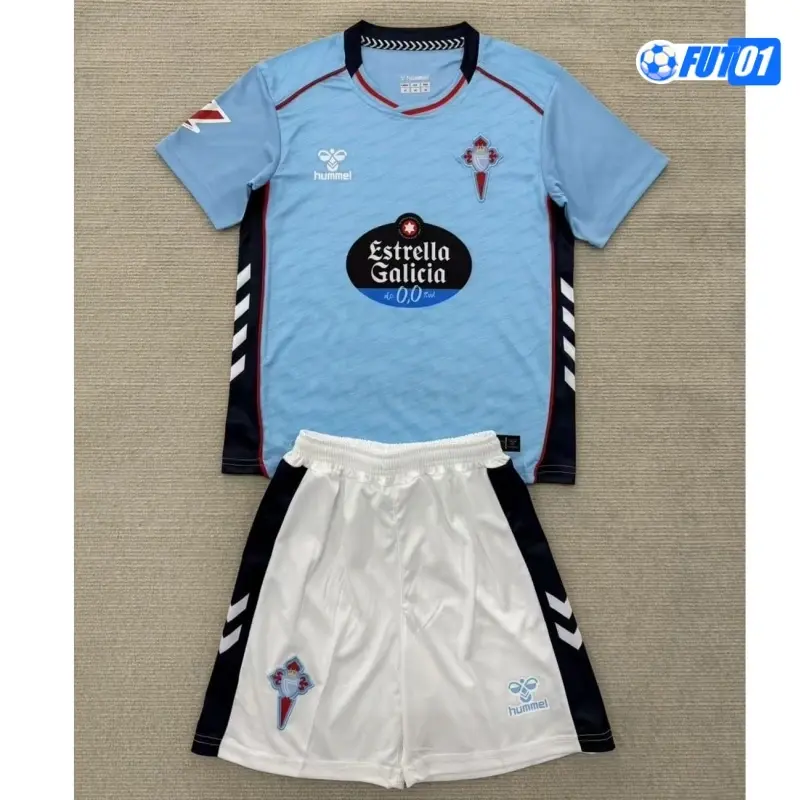 Camiseta Barata Celta De Vigo Local 2025/26 Niño con Parche La Liga