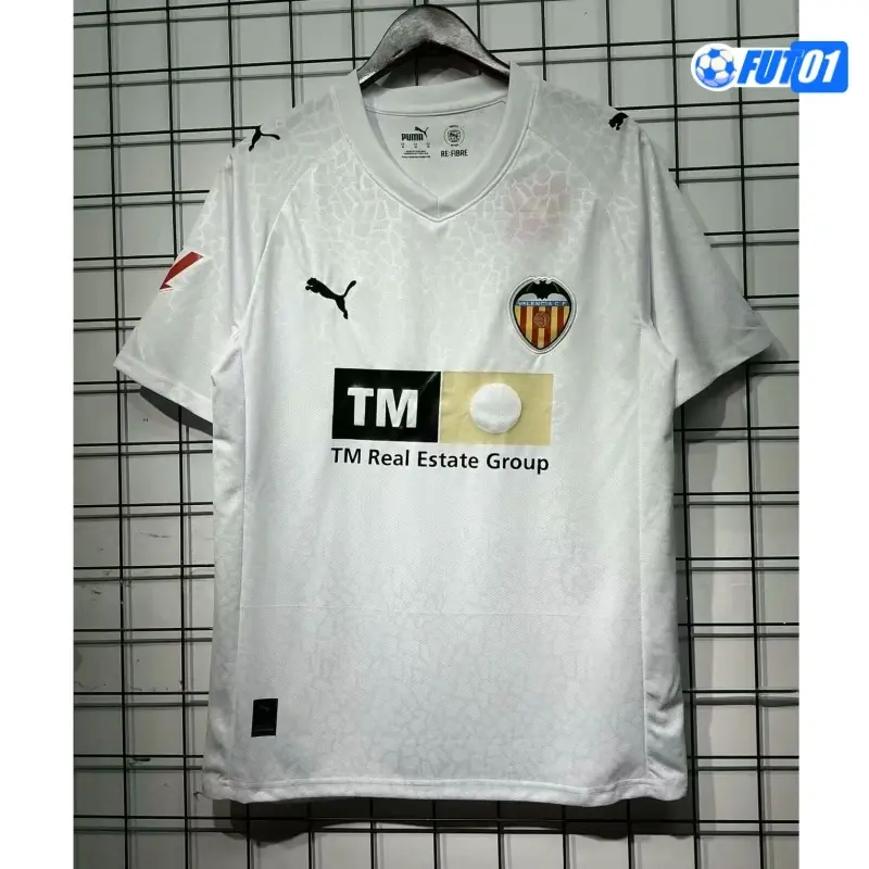 Camiseta Calidad Premium Valencia Primera Equipación 2025/26 con Parche La Liga