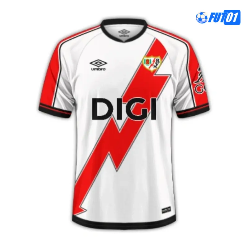 Camiseta Calidad AAA Rayo Vallecano Home 2025/26